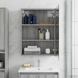 Vidaxl badkamer spiegelkast grijs sonoma 43 x 16 x 62.5 cm