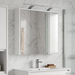 Vidaxl badkamer spiegelkast wit 63,5 x 16 x 62,5 cm bewerkt hout