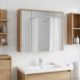 Vidaxl badkamer spiegelkast ambachtelijk eiken 73,5 x 16 x 62,5 cm