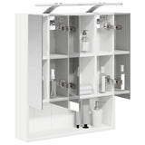 Vidaxl badkamer spiegelkast wit 60 x 14.5 x 70 cm bewerkt hout