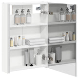 Vidaxl badkamer spiegelkast wit 43 x 11,5 x 60,5 cm bewerkt hout