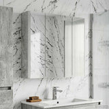 Vidaxl badkamer spiegelkast beton grijs 63,5 x 15,5 x 60,5 cm