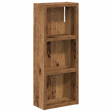Vidaxl badkamer wandkast oudhout 20 x 10 x 50 cm geconstrueerd hout
