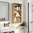 Vidaxl badkamer wandkast artisanaal eiken 30 x 10 x 60,5 cm