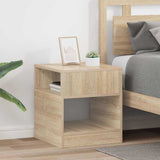 Vidaxl bijzettafel 2 st sonoma eiken 40,5 x 40 x 45 cm bewerkt hout