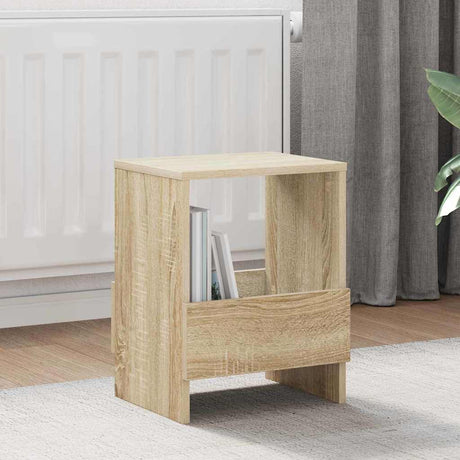Vidaxl tijdschrift rek sonoma eiken 35 x 30 x 45 cm