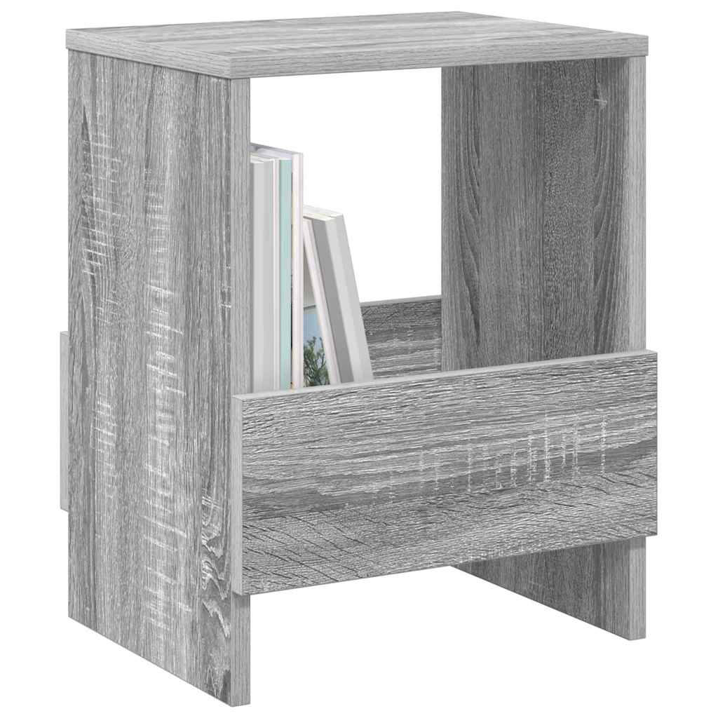 Vidaxl tijdschrift rek grijs sonoma 35 x 30 x 45 cm