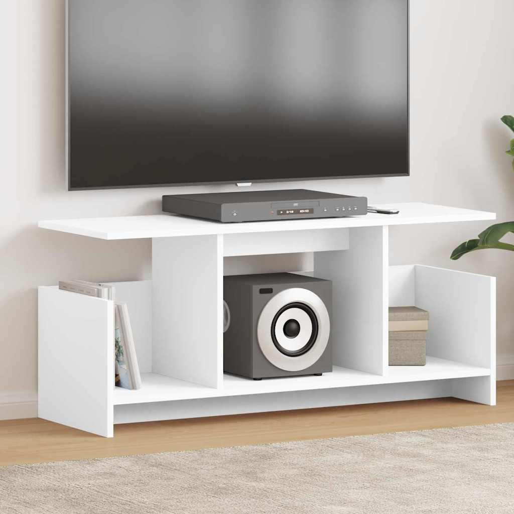 Vidaxl tv-standaard 102 x 35 x 45 cm wit bewerkt hout