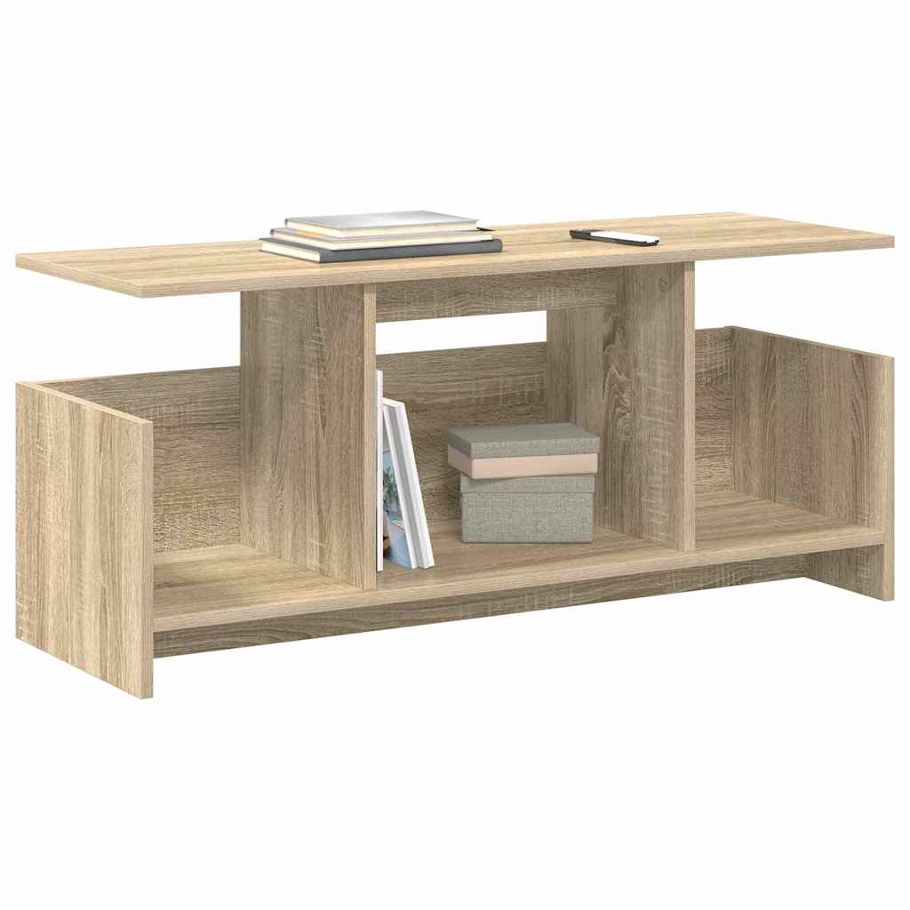 Vidaxl tv-standaard 102 x 35 x 45 cm sonoma eiken bewerkt hout