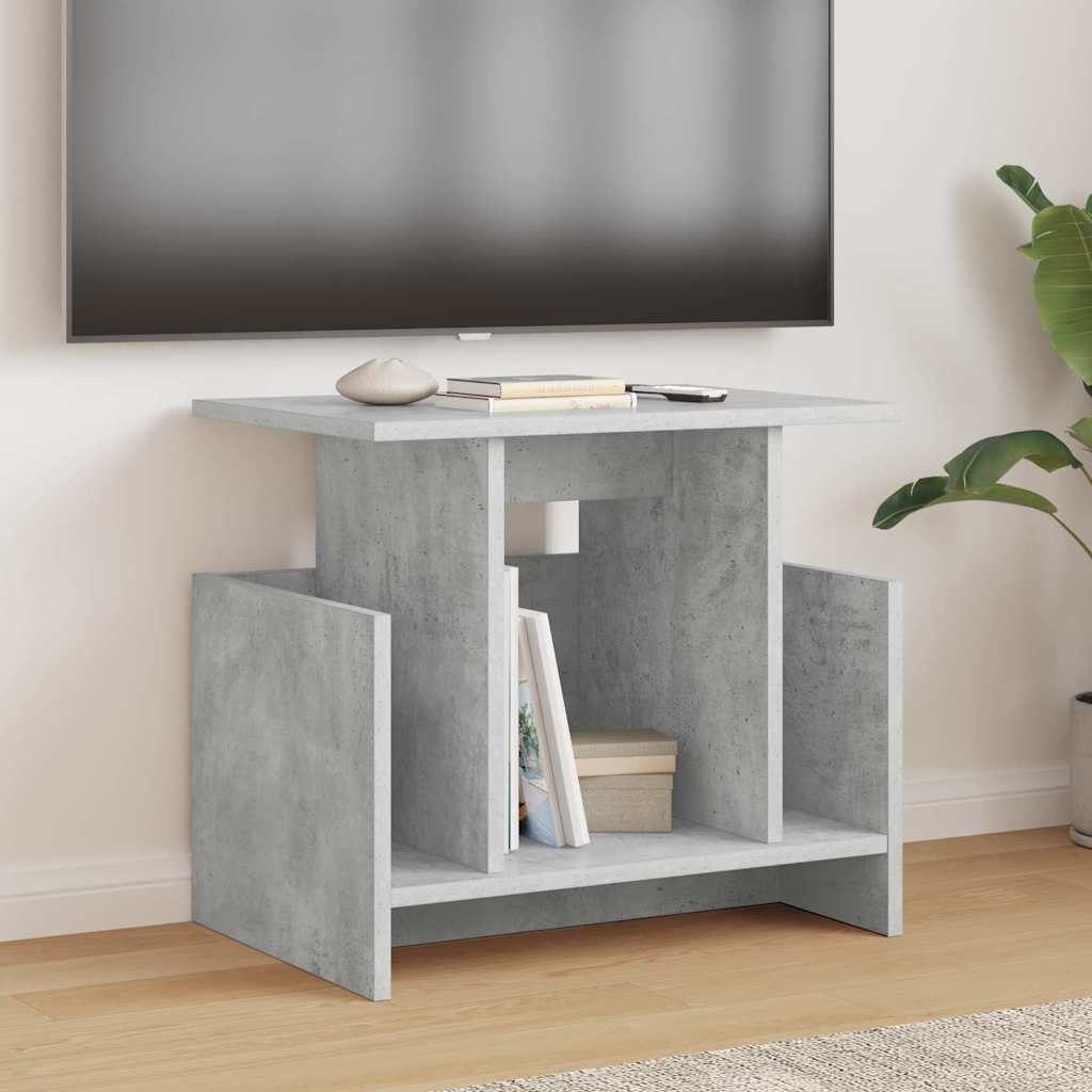 Vidaxl tv-standaard 2 st beton grijs bewerkt hout