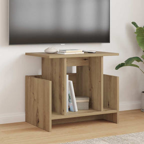 Vidaxl tv-standaard 50 x 35 x 45 cm artisan eiken bewerkt hout