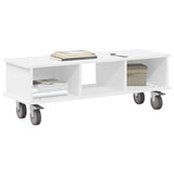 Vidaxl tv-standaard 100 x 35 x 35 cm wit bewerkt hout