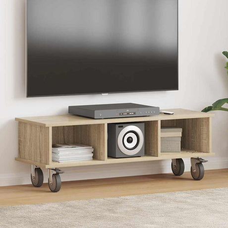 Vidaxl tv-standaard 100 x 35 x 35 cm sonoma eiken bewerkt hout