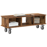 Vidaxl tv-standaard 100 x 35 x 35 cm oudhout bewerkt hout
