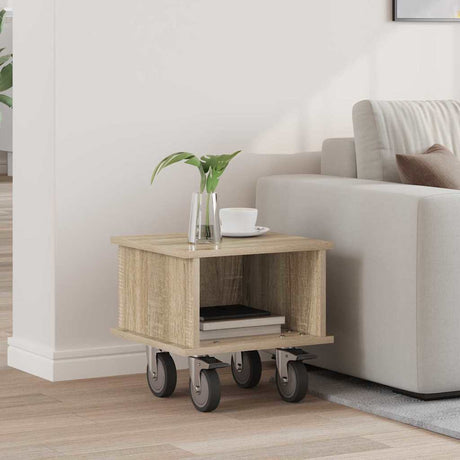 Vidaxl tv-standaard 37 x 35 x 35 cm sonoma eiken bewerkt hout