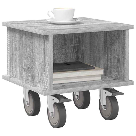 Vidaxl tv-standaard 37 x 35 x 35 cm grijs sonoma bewerkt hout