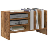 Vidaxl platenkast oudhout 78.5 x 35 x 45 cm bewerkt hout