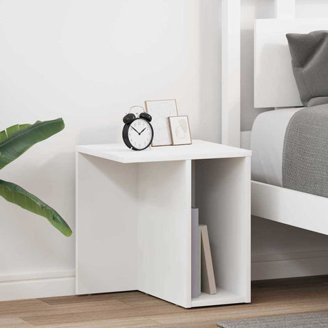 Vidaxl bijzettafel 2 st wit 37 x 32 x 40 cm bewerkt hout