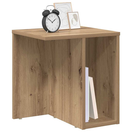 Vidaxl bijzettafel 2 st artisan eiken 37 x 32 x 40 cm bewerkt hout