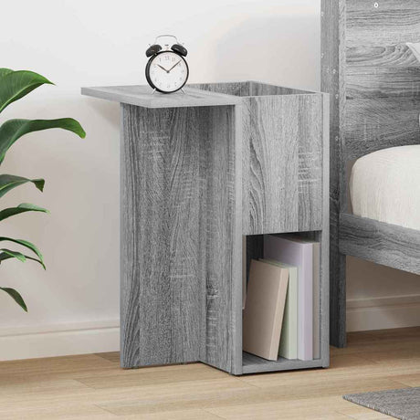 Vidaxl bijzettafel grijs sonoma 35 x 40 x 55 cm bewerkt hout