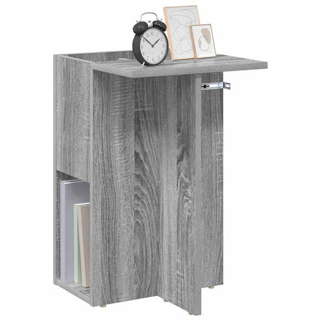 Vidaxl bijzettafel grijs sonoma 35 x 40 x 55 cm bewerkt hout