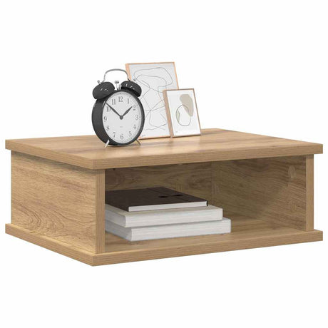 Vidaxl nachtkastje 2 st artisan eiken 40 x 31 x 15 cm bewerkt hout