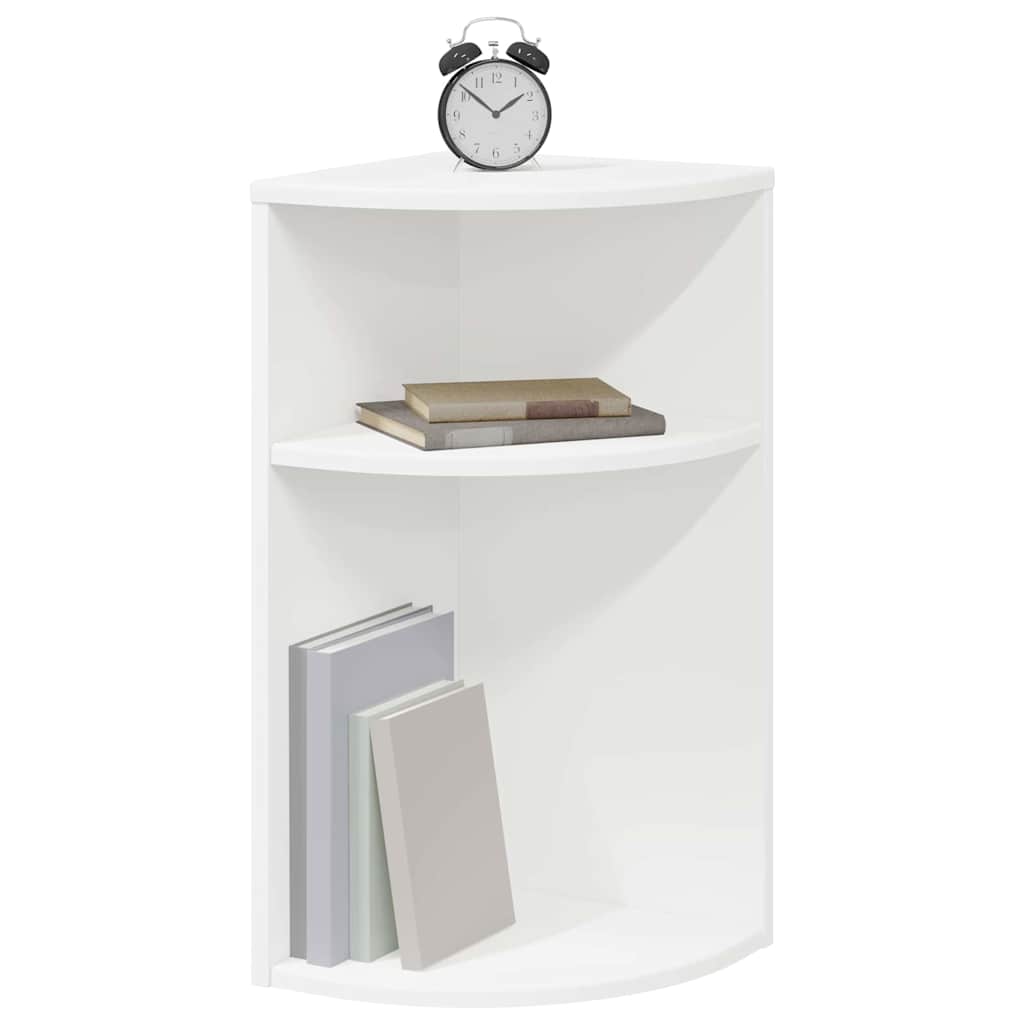 Vidaxl bijzettafel 29,5 x 29,5 x 60 cm bewerkt hout wit