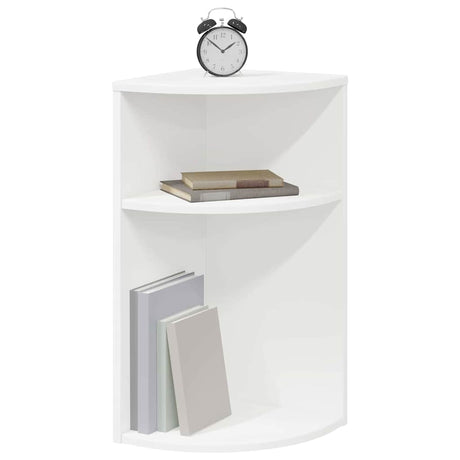 Vidaxl bijzettafel 29,5 x 29,5 x 60 cm bewerkt hout wit