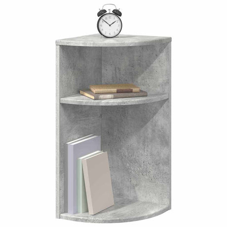 Vidaxl bijzettafel 29,5 x 29,5 x 60 cm bewerkt hout beton grijs