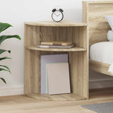 Vidaxl bijzettafel sonoma eiken 39,7 x 39,7 x 60 cm bewerkt hout