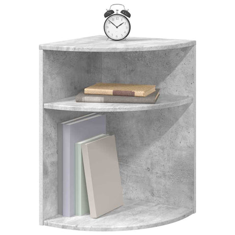 Vidaxl bijzettafel 39,5 x 39,5 x 60 cm bewerkt hout beton grijs