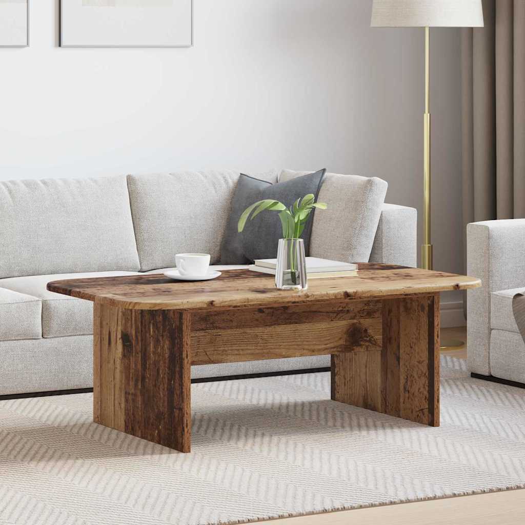 Vidaxl salontafel oudhout 93 x 53 x 33 cm bewerkt hout
