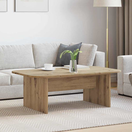 Vidaxl salontafel artisan eiken 93 x 53 x 33 cm bewerkt hout