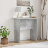 Vidaxl wandtafel beton grijs 93 x 40 x 75 cm bewerkt hout