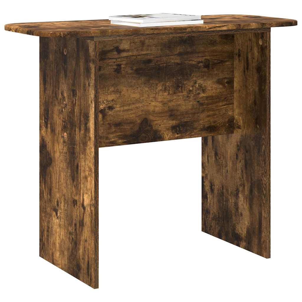 Vidaxl wandtafel gerookt eiken 93 x 40 x 75 cm bewerkt hout