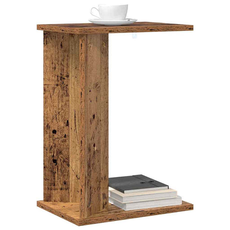 Vidaxl bijzettafel oudhout 35 x 25 x 50 cm bewerkt hout