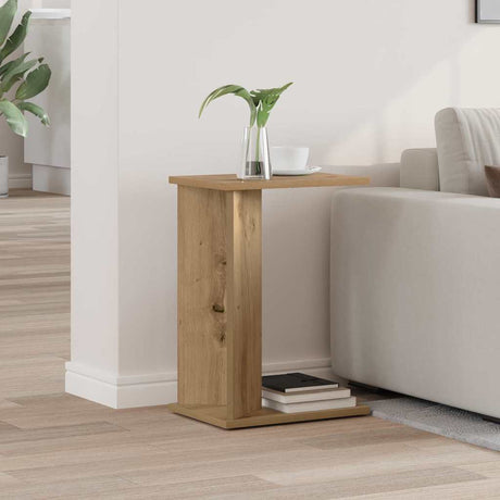 Vidaxl bijzettafel artisan eiken 35 x 25 x 50 cm bewerkt hout