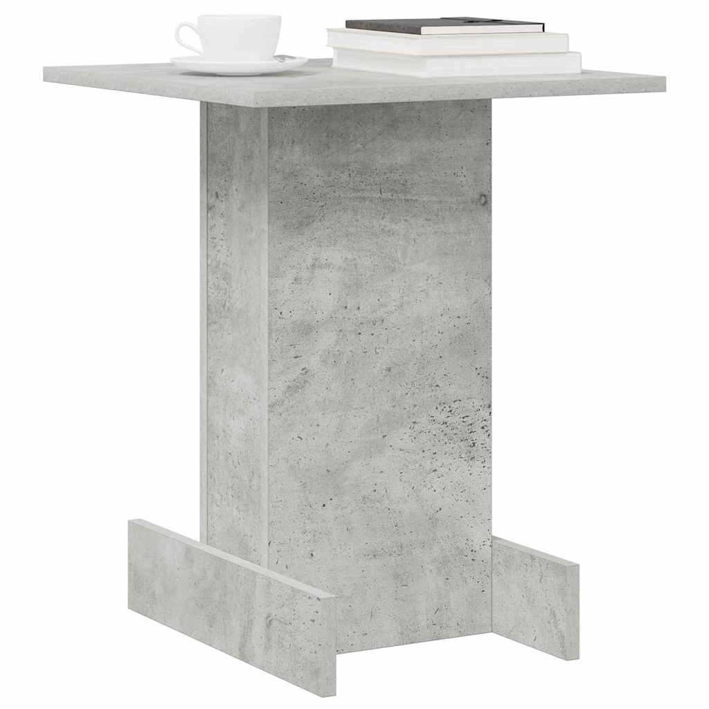 Vidaxl bijzettafel beton grijs 44,5 x 45 x 55 cm bewerkt hout