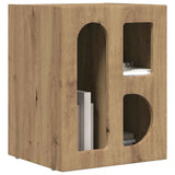 Vidaxl nachtkastje elst artisan eiken 40 x 35 x 50 cm bewerkt hout