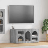 Vidaxl tv-kast elst 80 x 35 x 40 cm grijs sonoma bewerkt hout