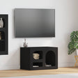 Vidaxl tv-kast elst 60 x 35 x 40 cm zwart bewerkt hout