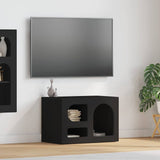 Vidaxl tv-kast elst 60 x 35 x 40 cm zwart bewerkt hout