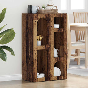 Vidaxl dressoir elst oudhout 59 x 35 x 100,5 cm bewerkt hout