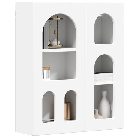 Vidaxl hangkast met plank elst wit 59 x 20 x 71,5 cm bewerkt hout
