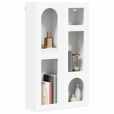 Vidaxl hangkast met plank elst wit 59 x 20 x 100 cm bewerkt hout