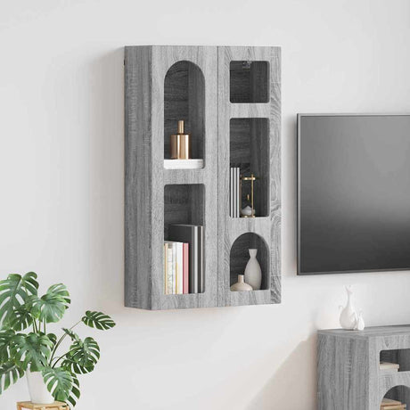 Vidaxl hangkast elst grijs sonoma 59 x 20 x 100 cm bewerkt hout