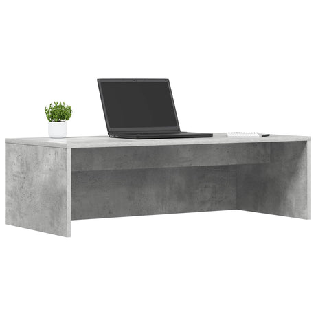 Vidaxl wandbureau beton grijs bewerkt hout 100 x 45 x 30 cm