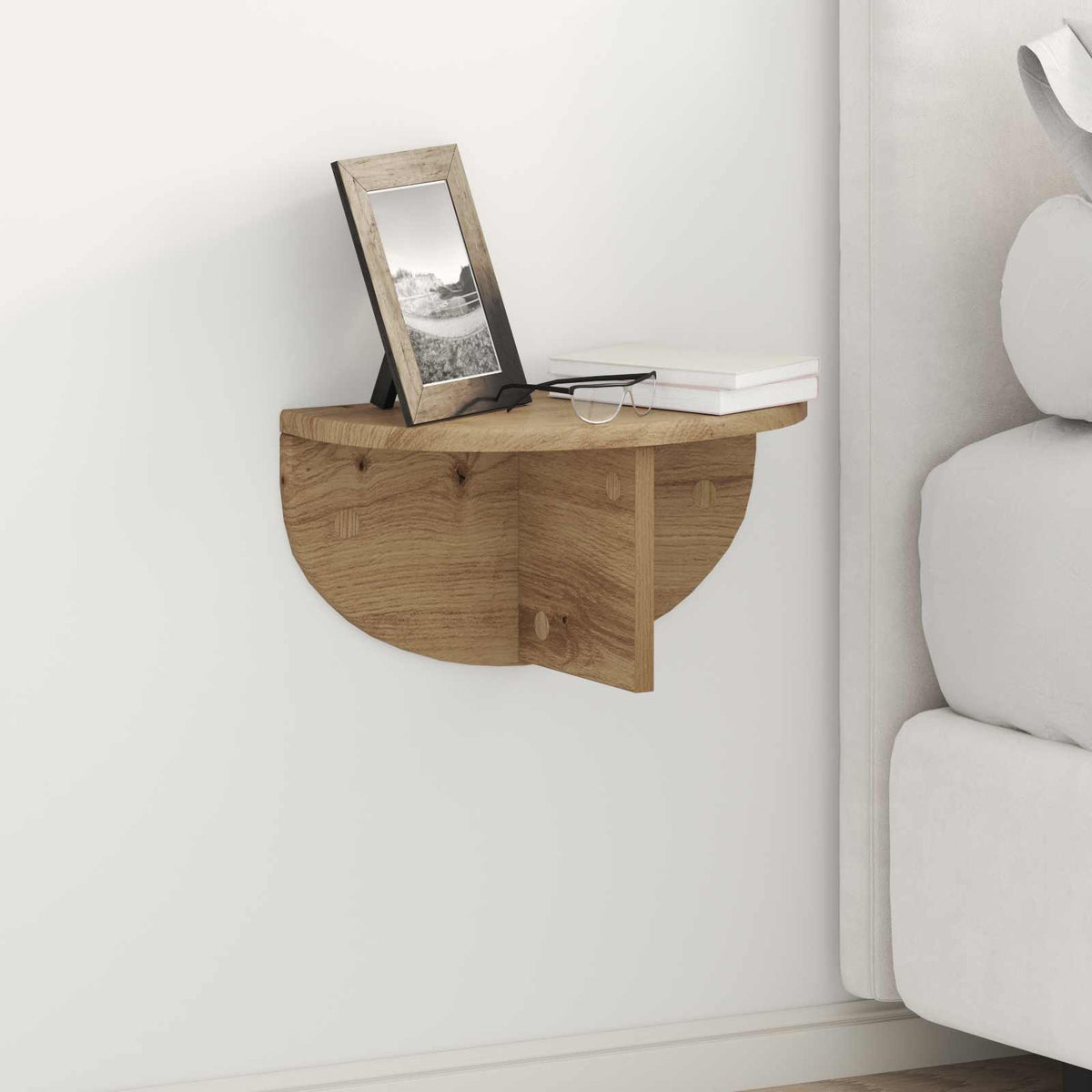 Vidaxl wandplank muurmontage artisan eiken 38 x 19 x 19 cm