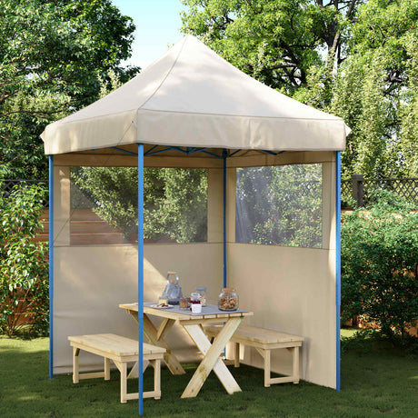Vidaxl partytent 200 x 200 x 306 cm beige oxford stof