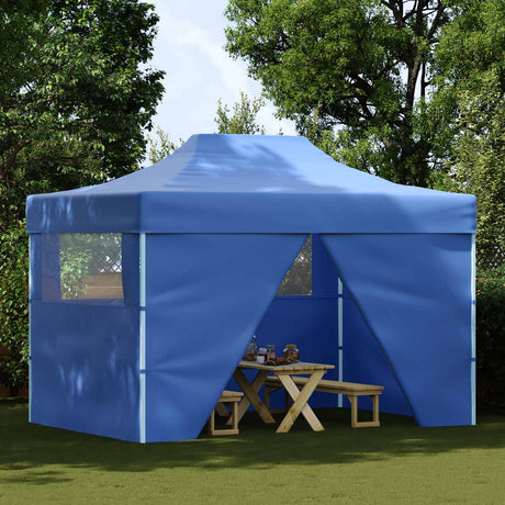 Vidaxl partytent 291 x 431 x 315 cm blauw oxford stof